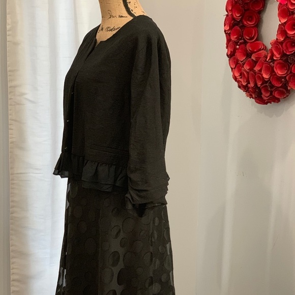 Elle black jacket blazer size XL - Picture 2 of 8